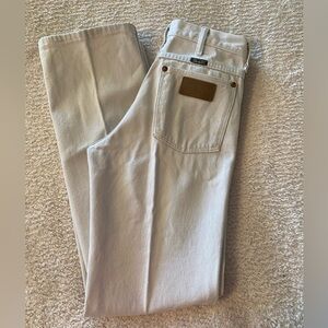 Cream Vintage Wranglers
